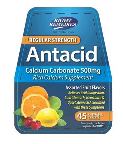 Pg 1 (Antacid Label Page 1)